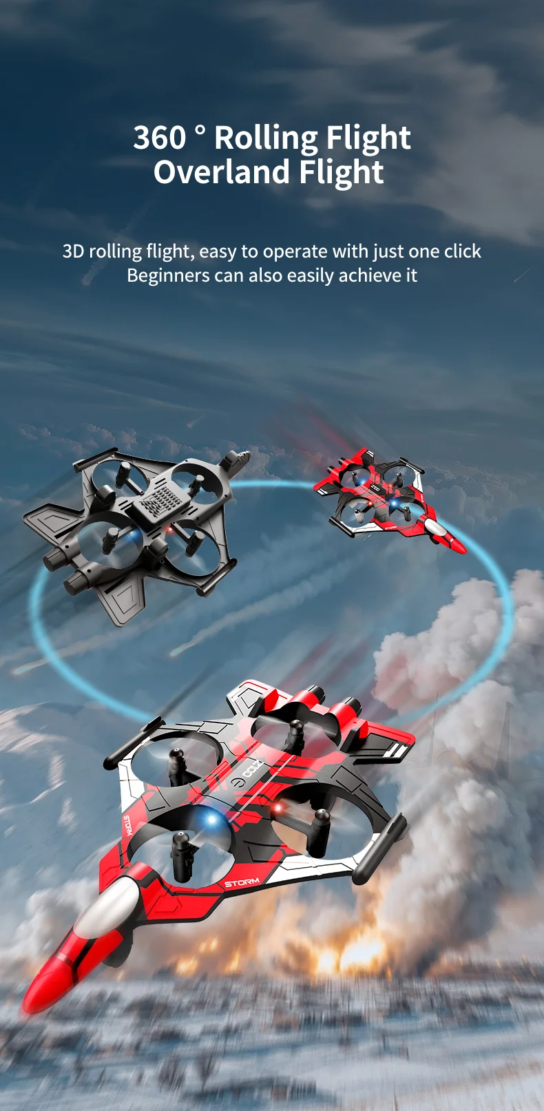 Z100 Quadcopter Fighter RC Drone