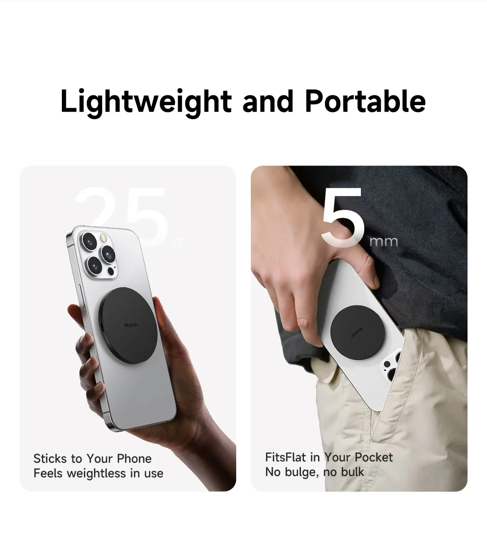 MCDODO MR-7910 Phone Back Leather Magnetic Stand Multi-Angle Support Phone Kickstand 7