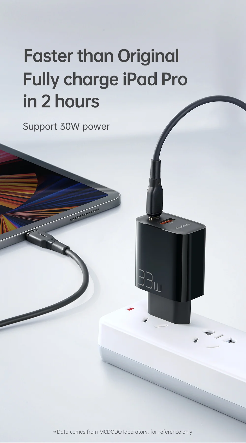MCDODO CH-0921 MDD PD33W USB-A + Type-C Dual Output Fast Charger Cell Phone Charger - EU Plug 6