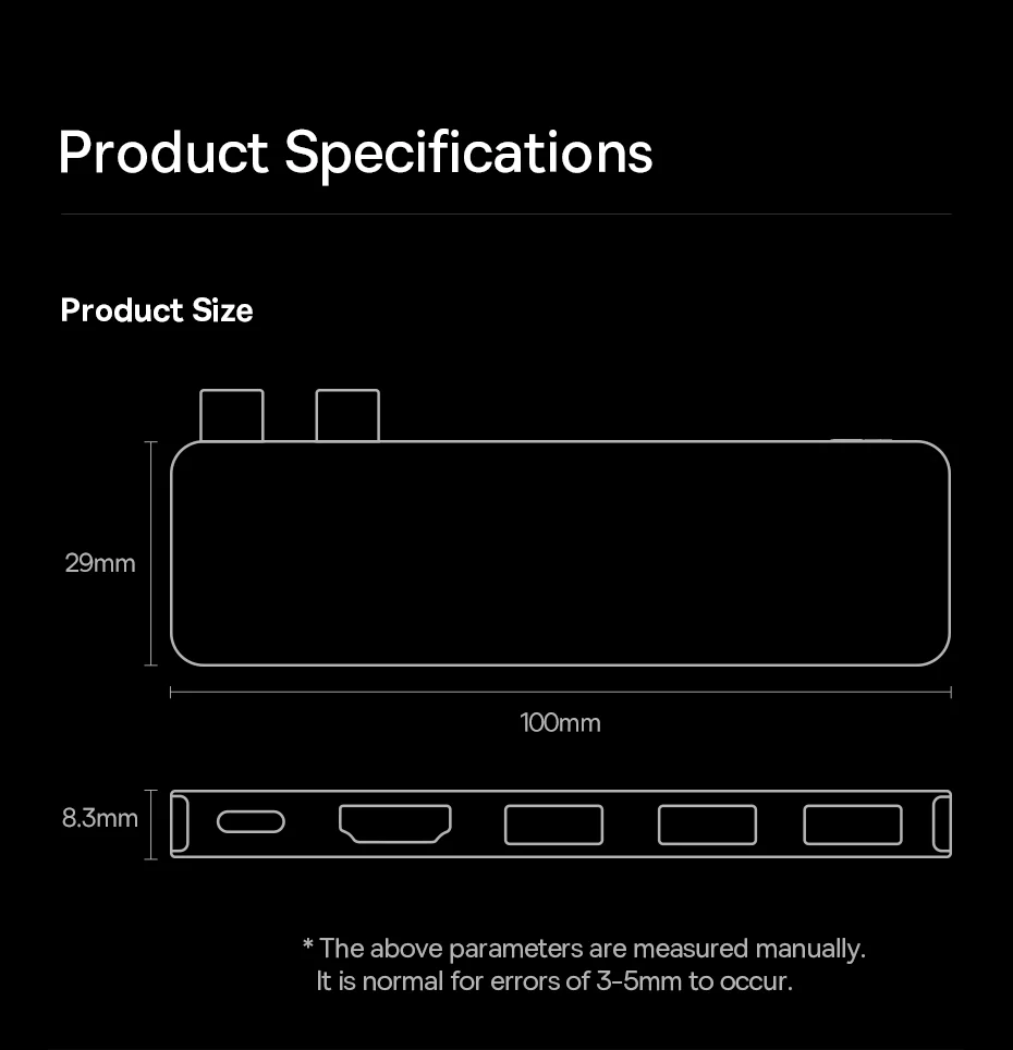 Adaptateur Hub USB-C série BASEUS UltraJoy jusqu'à une sortie HD 4K + USB-C 40 Gbit/s + 3xUSB 3.0 15