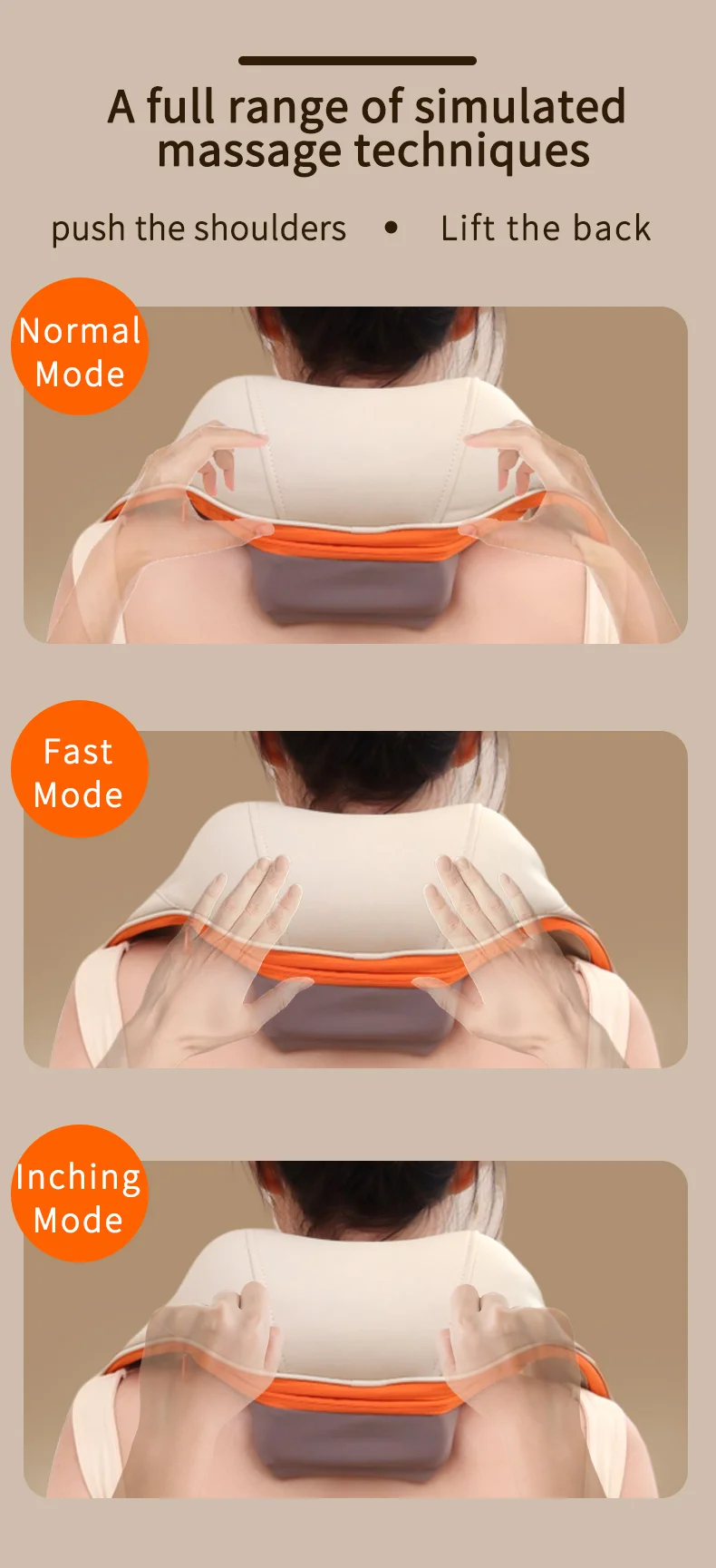 ST-360 3 Modes Neck and Shoulder Massager with Hot Compress Shiatsu Kneading Massage Device for Deep Tissue Relaxation 8