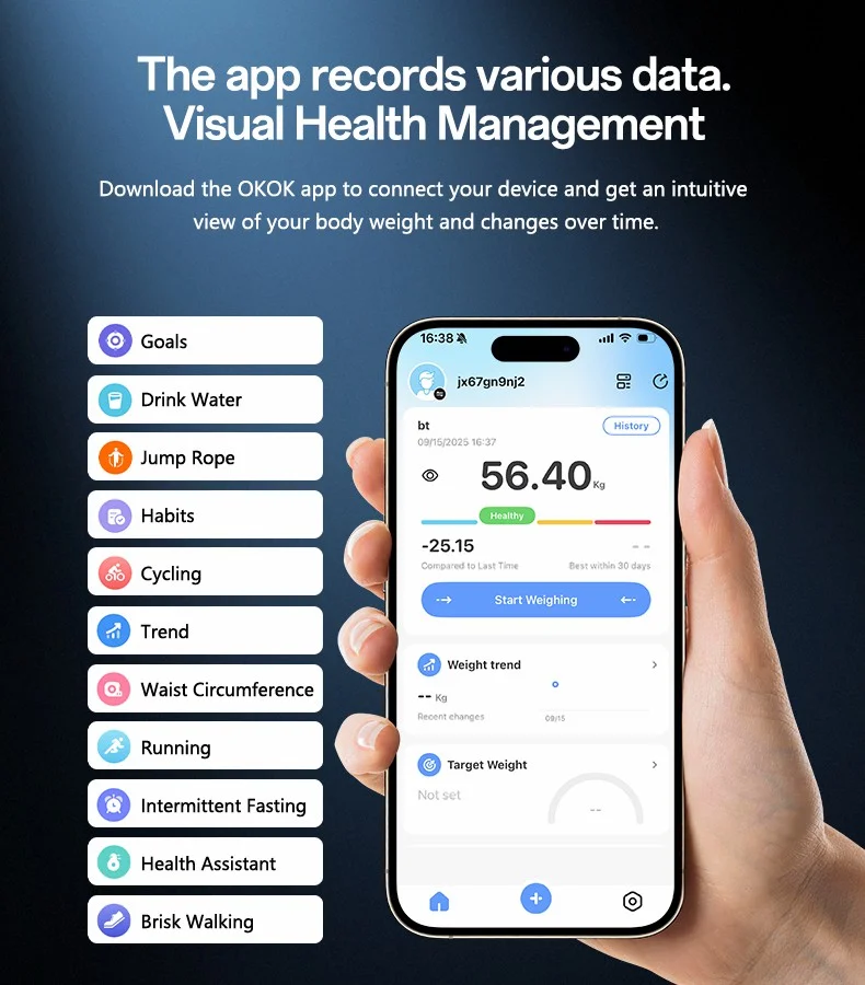 Yesido Smart Body Fat Scale