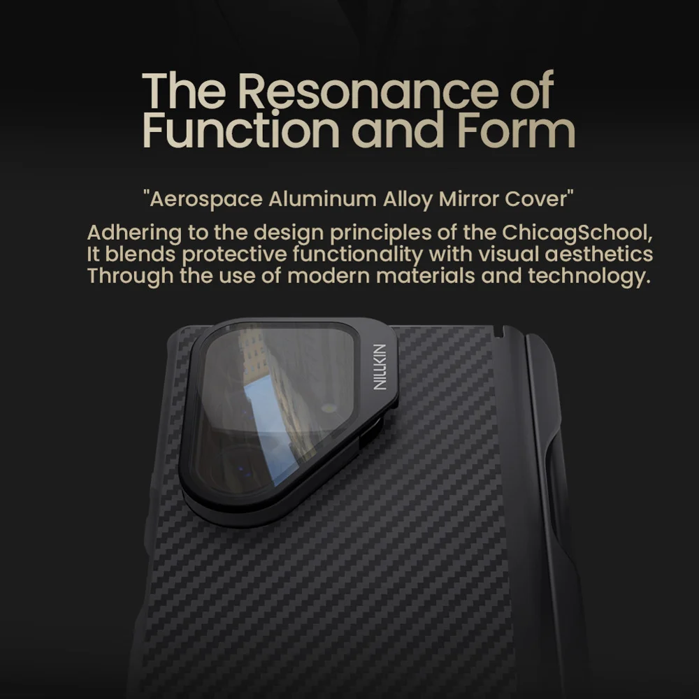 NILLKIN CarboProp For Samsung Galaxy Z Fold7 5G Magnetic Case Clear Black Lens Lid Aramid Fiber Phone Cover with Stylus Pen 6