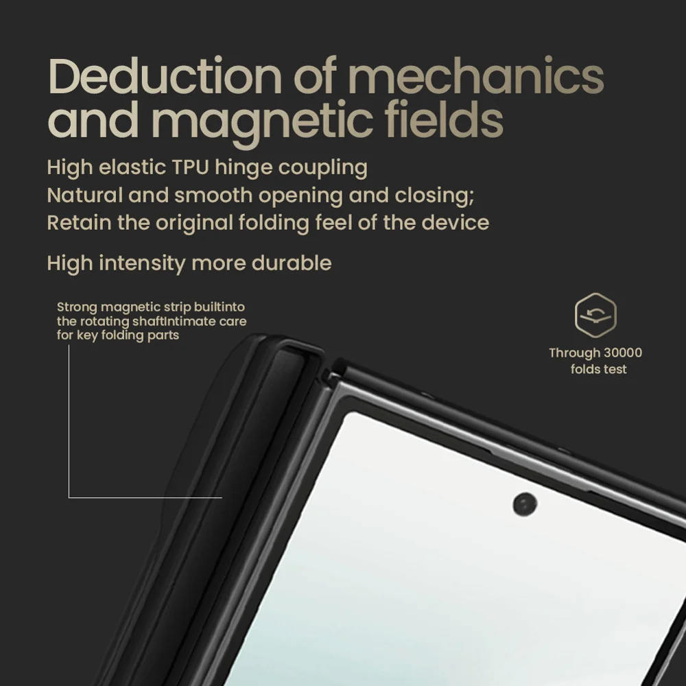 NILLKIN CarboProp For Samsung Galaxy Z Fold7 5G Magnetic Case Clear Black Lens Lid Aramid Fiber Phone Cover with Stylus Pen 8