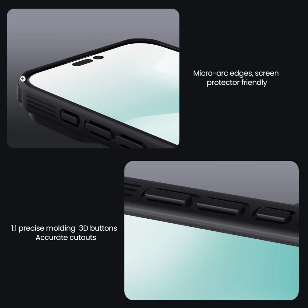 Coque NILLKIN Camshield Pro Series pour iPhone 17, coque PC + TPU avec couvercle coulissant pour appareil photo - Vert 9