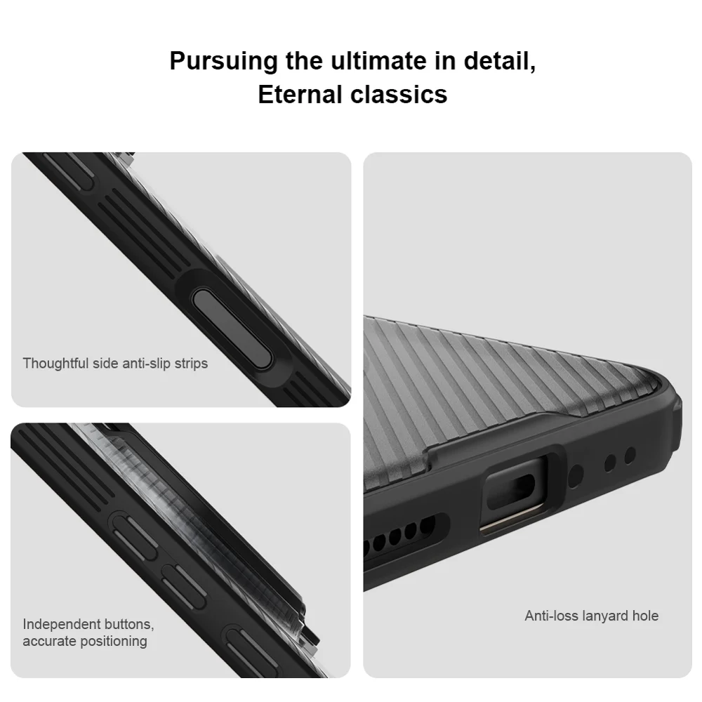 Nillkin Camshield Prop Magnetic Series For Honor Magic8 Pro 5G Magnetic Case Clear Lens Lid Pc Tpu Phone Back Cover - Black 12