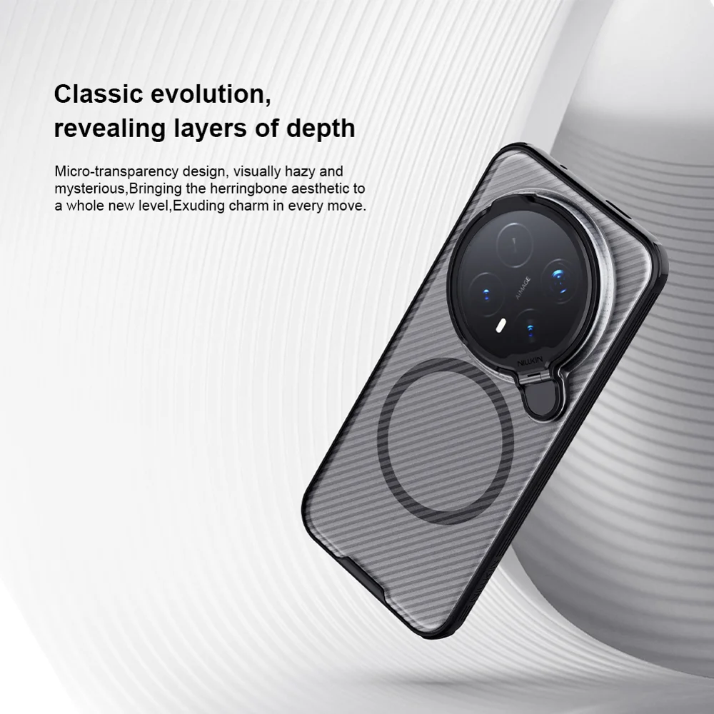 Nillkin Camshield Prop Magnetic Series For Honor Magic8 Pro 5G Magnetic Case Clear Lens Lid Pc Tpu Phone Back Cover - Black 2