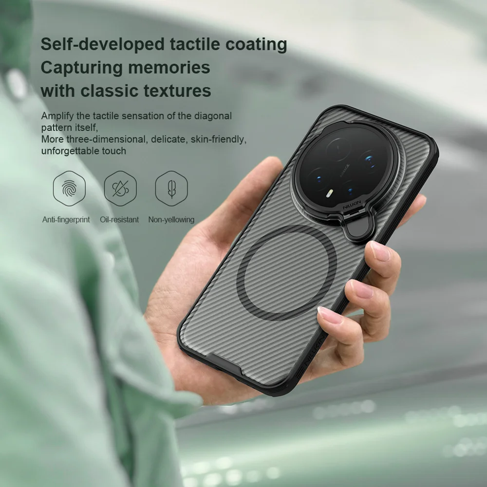 Nillkin Camshield Prop Magnetic Series For Honor Magic8 Pro 5G Magnetic Case Clear Lens Lid Pc Tpu Phone Back Cover - Black 3