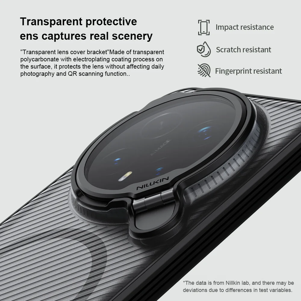 Nillkin Camshield Prop Magnetic Series For Honor Magic8 Pro 5G Magnetic Case Clear Lens Lid Pc Tpu Phone Back Cover - Black 4