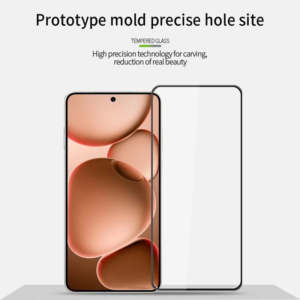 For Oppo Find X8 Ultra 5G Tempered Glass Film PINWUYO Explosion-proof 9H 3D Full Screen Protector - Black 4