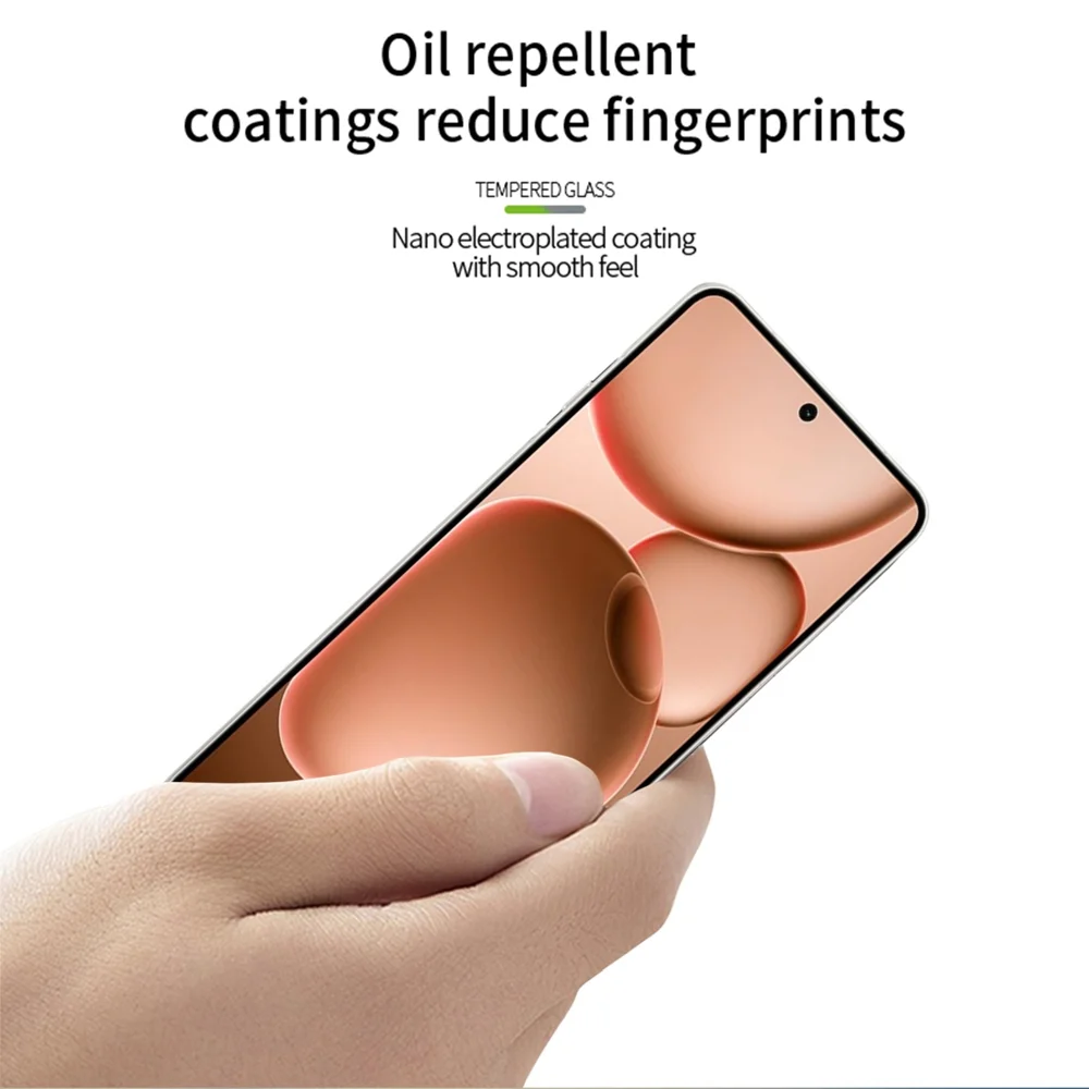 For Oppo Find X8 Ultra 5G Tempered Glass Film PINWUYO Explosion-proof 9H 3D Full Screen Protector - Black 5