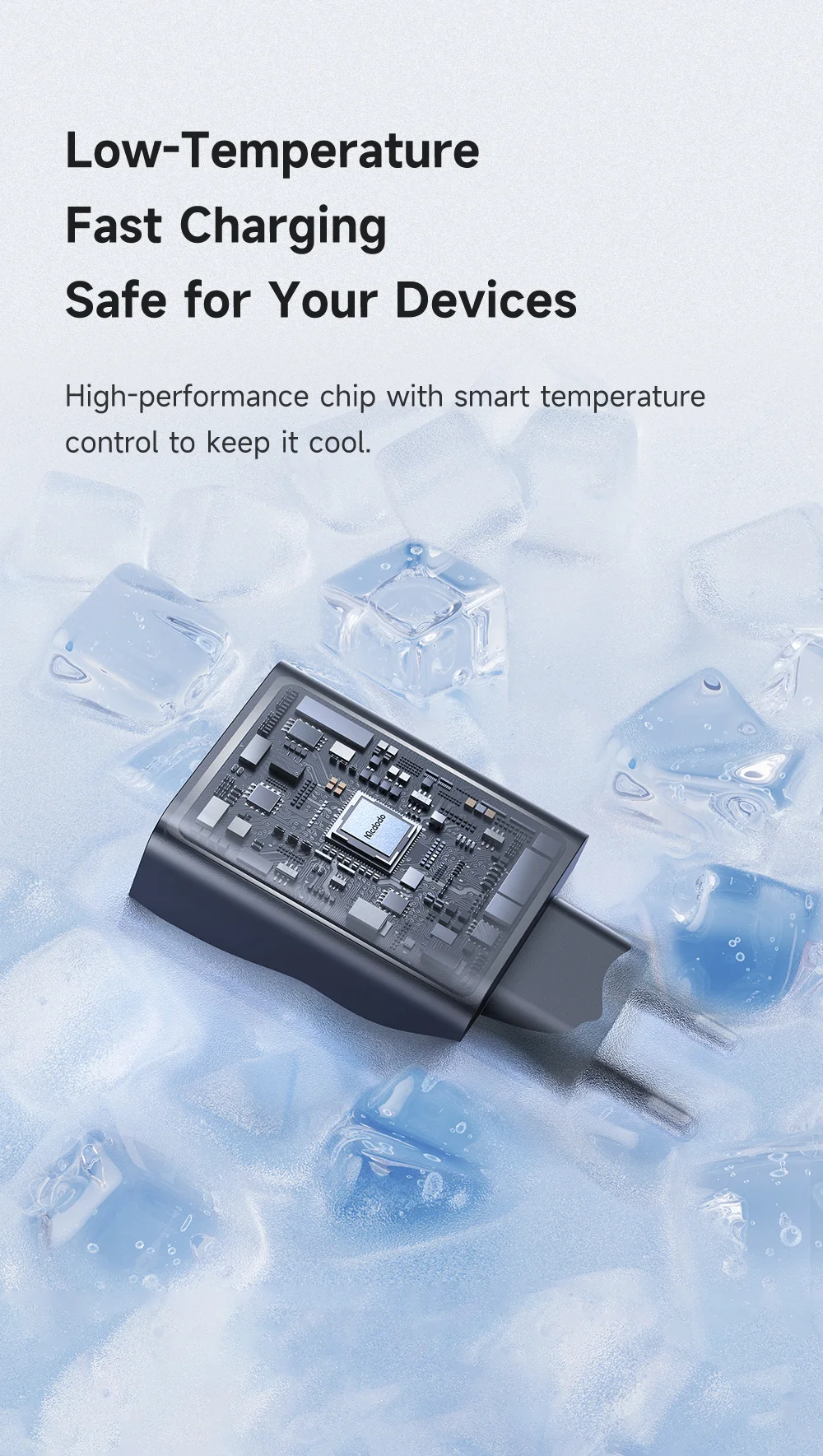 MCDODO CH-3700 2 in 1 Wireless Smart Watch + Travel Charger 30W USB-A / USB-C Fast Charging Wall Charger - EU Plug 13