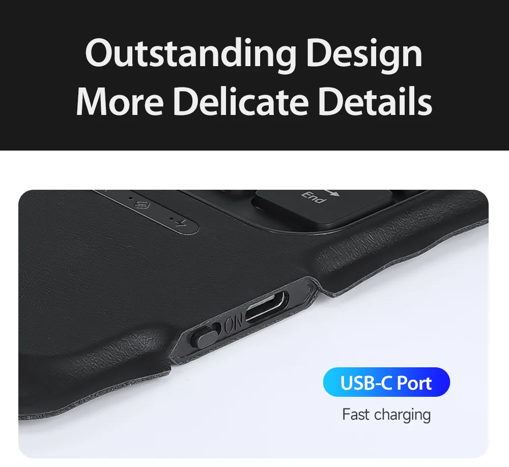DUX DUCIS For Samsung Galaxy Tab A9+ PU Leather Case + Magnetic Detachable Keyboard with Pencil Holder 15