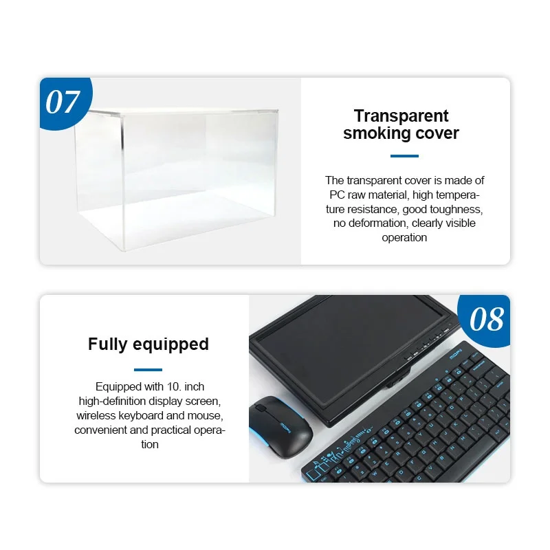 SUNSHINE SS-890B Plus Multi-functional Fiber Laser Marking Machine Mobile Phone Back Cover Remover Support Phone Wireless Control/Auto Focus - US Plug 17