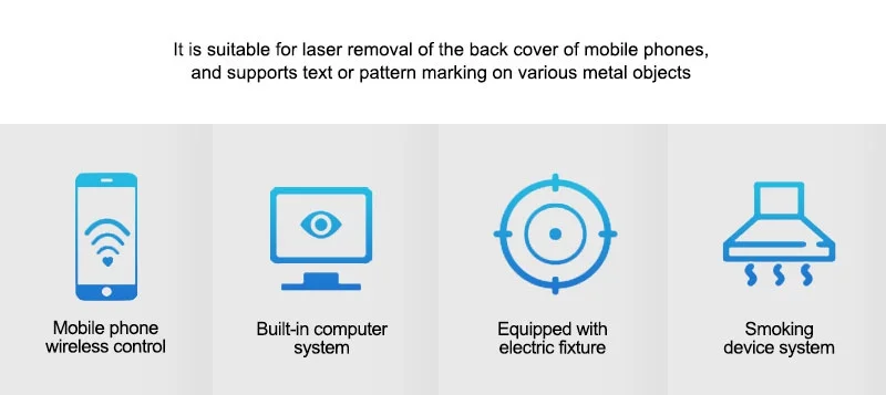 SUNSHINE SS-890B Plus Multi-functional Fiber Laser Marking Machine Mobile Phone Back Cover Remover Support Phone Wireless Control/Auto Focus - US Plug 2