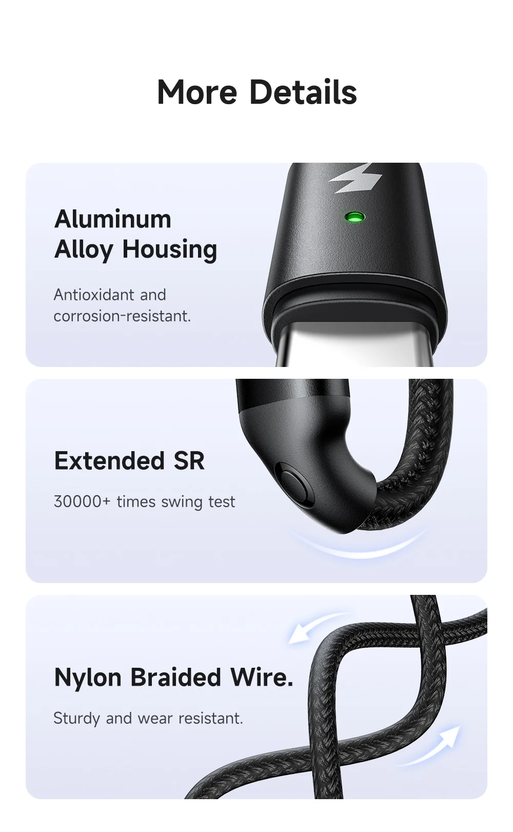 MCDODO CA-4170 1.5m Type-C to Type-C 60W Charging Cable with Wireless Charger for Samsung Watch 14