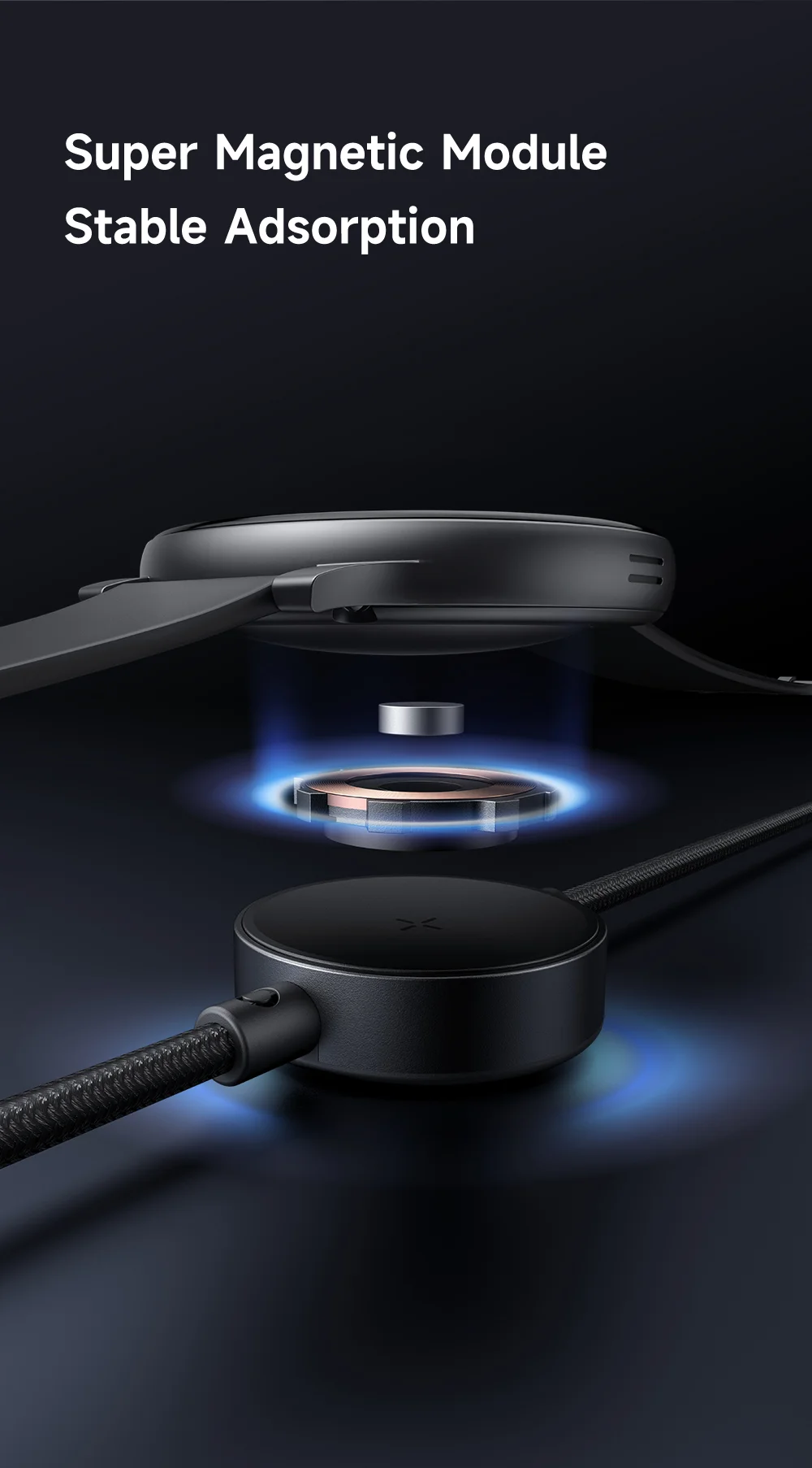 MCDODO CA-4170 1.5m Type-C to Type-C 60W Charging Cable with Wireless Charger for Samsung Watch 8