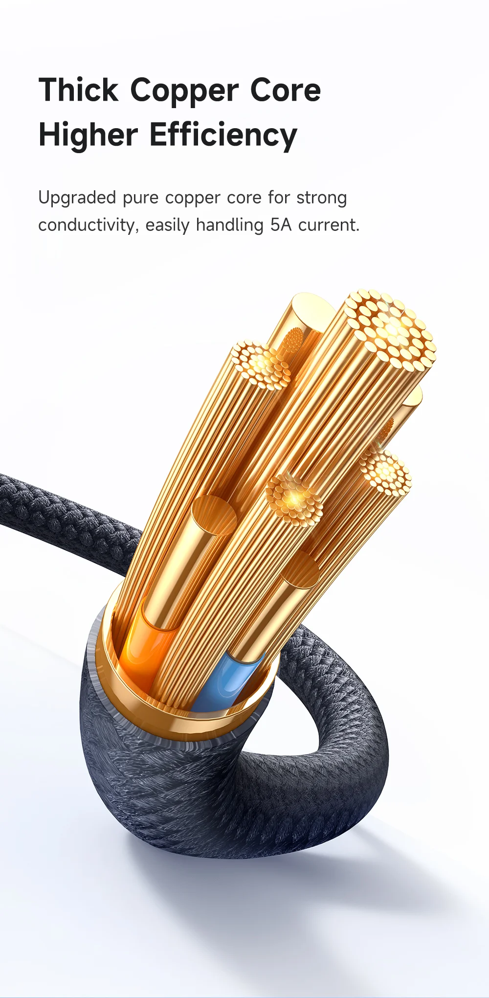 MCDODO CA-4250 1.2m Type-C to Type-C Cable 100W Fast Charging Nylon Braided Data Cable 9