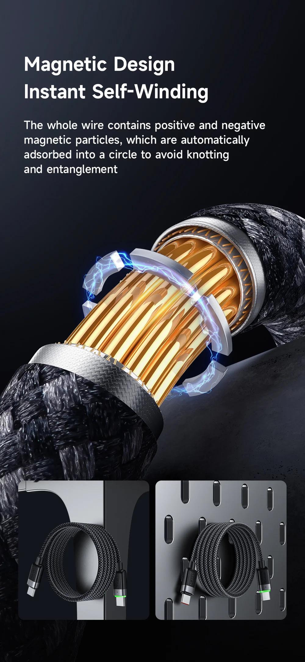 MCDODO CA-2000 1.2m Type-C to Type-C 60W Fast Charging Cable Data Cord 5