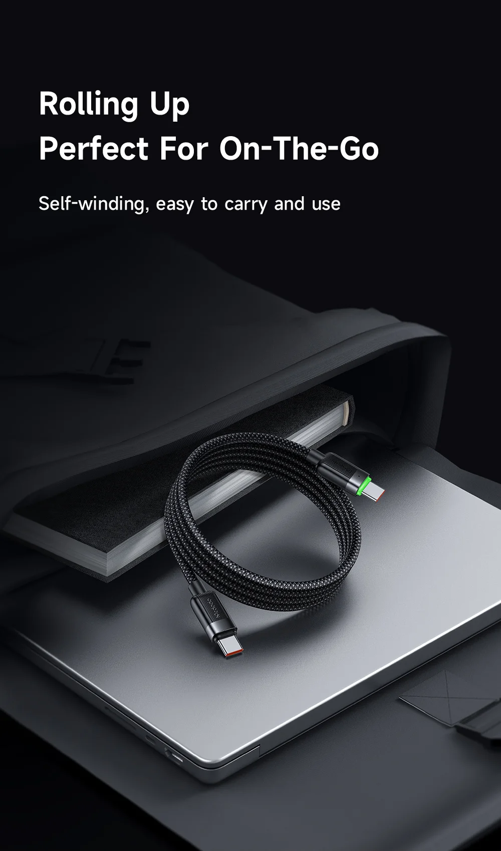 MCDODO CA-2000 1.2m Type-C to Type-C 60W Fast Charging Cable Data Cord 6