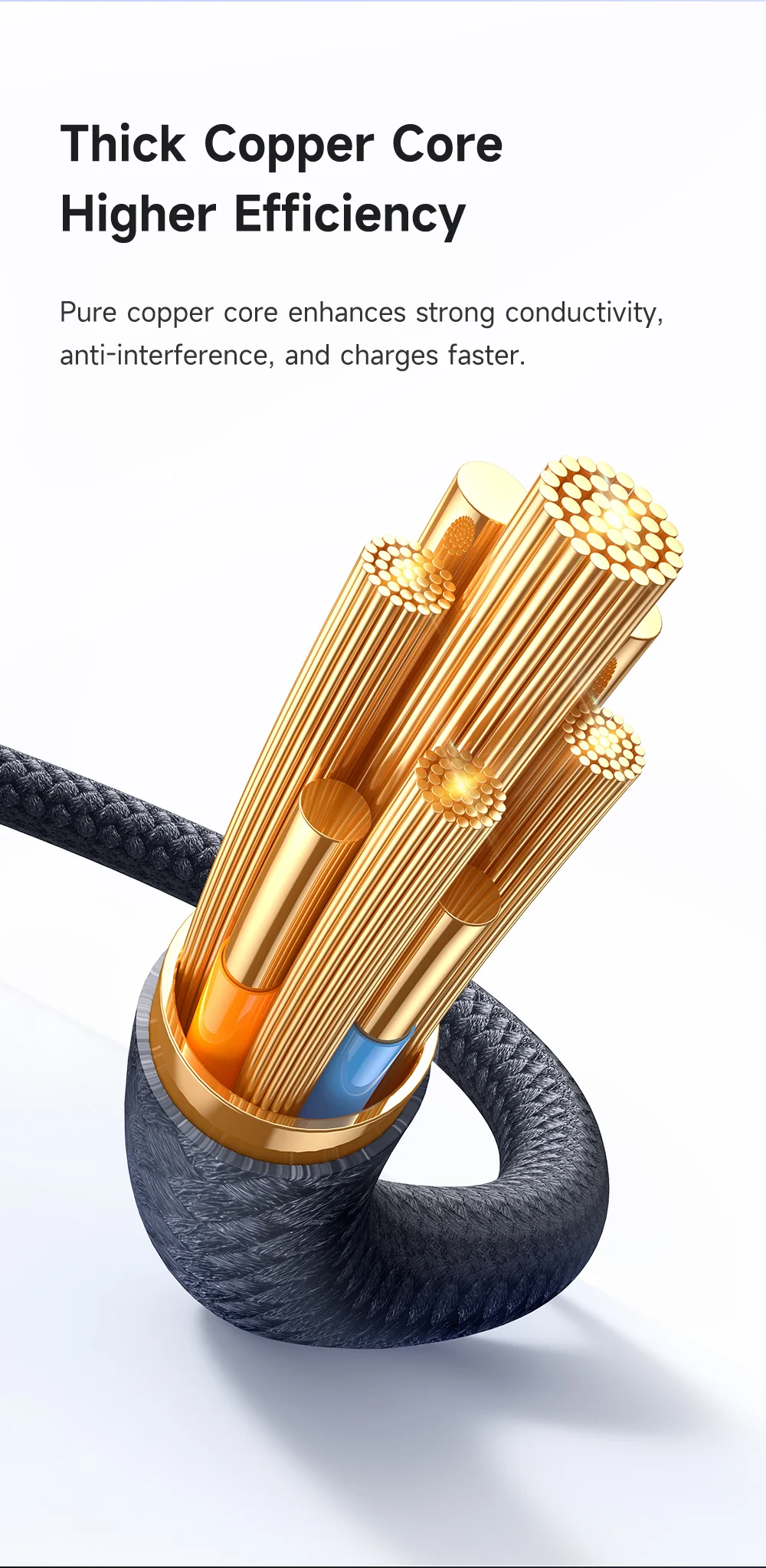 MCDODO CA-2350 1.2m USB-A to Type-C 6A Fast Charging Data Cable Charging Speed Visible 7