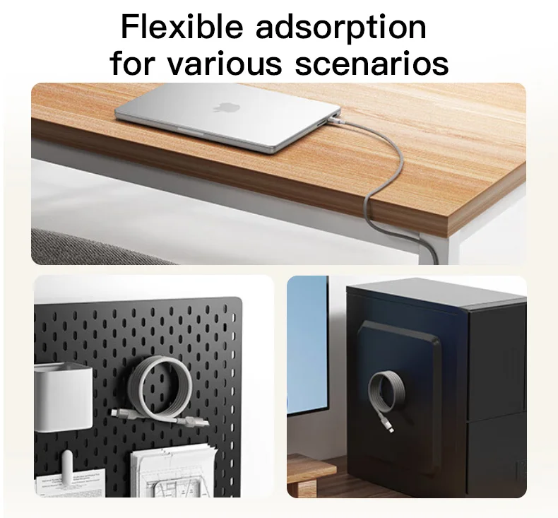 Cabo magnético trançado YESIDO CA172L Type-C para iP, para sincronização de dados e carregamento 7