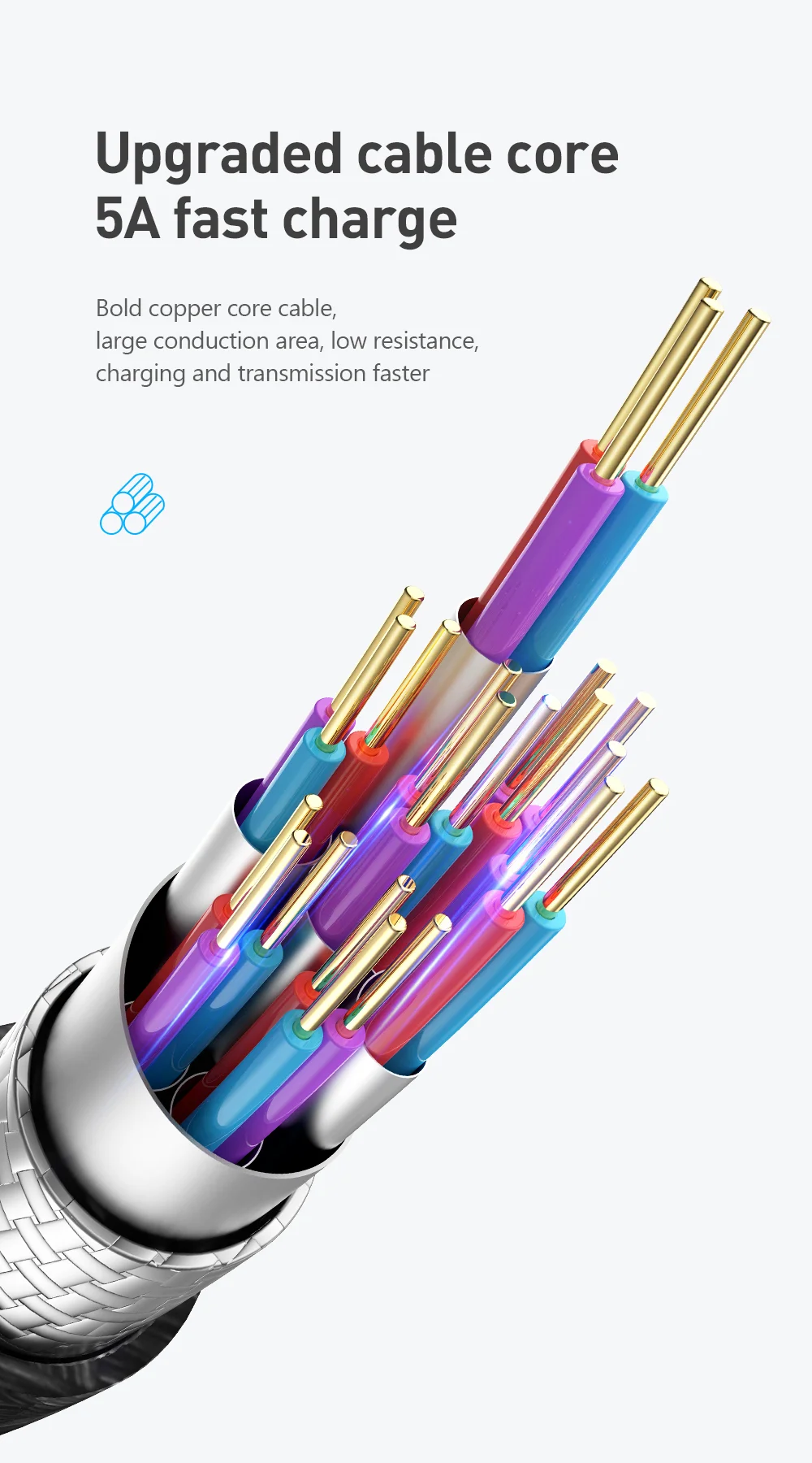 MCDODO for iPhone 15 Series 1.5M 5A Nylon Braided Type-C USB Charging Cable Cord for Samsung Huawei Xiaomi 6