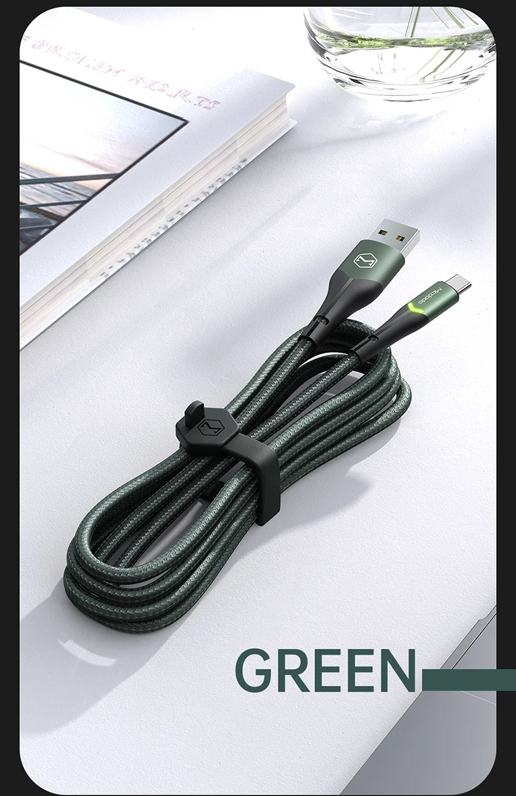 MCDODO MDD CA-7960 for iPhone 15 Series 1m Type-C Cable Fast Charge Phone Charger Data Cord for Xiaomi Samsung Huawei - Orange 10