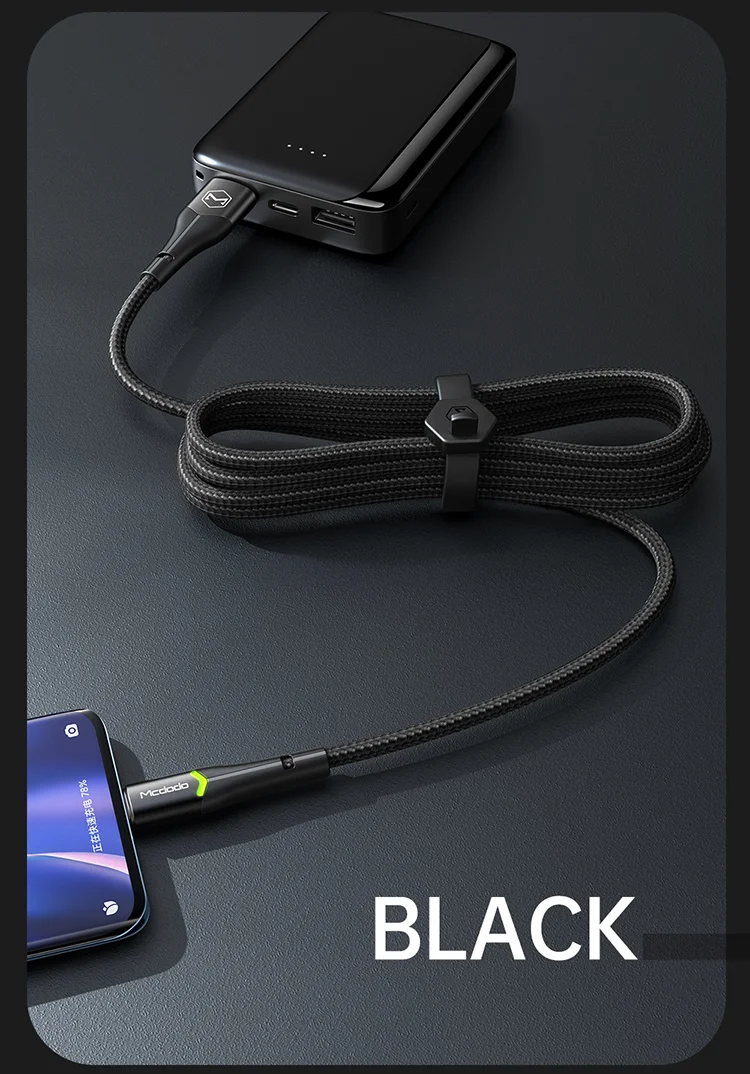 MCDODO MDD CA-7960 for iPhone 15 Series 1m Type-C Cable Fast Charge Phone Charger Data Cord for Xiaomi Samsung Huawei - Orange 11