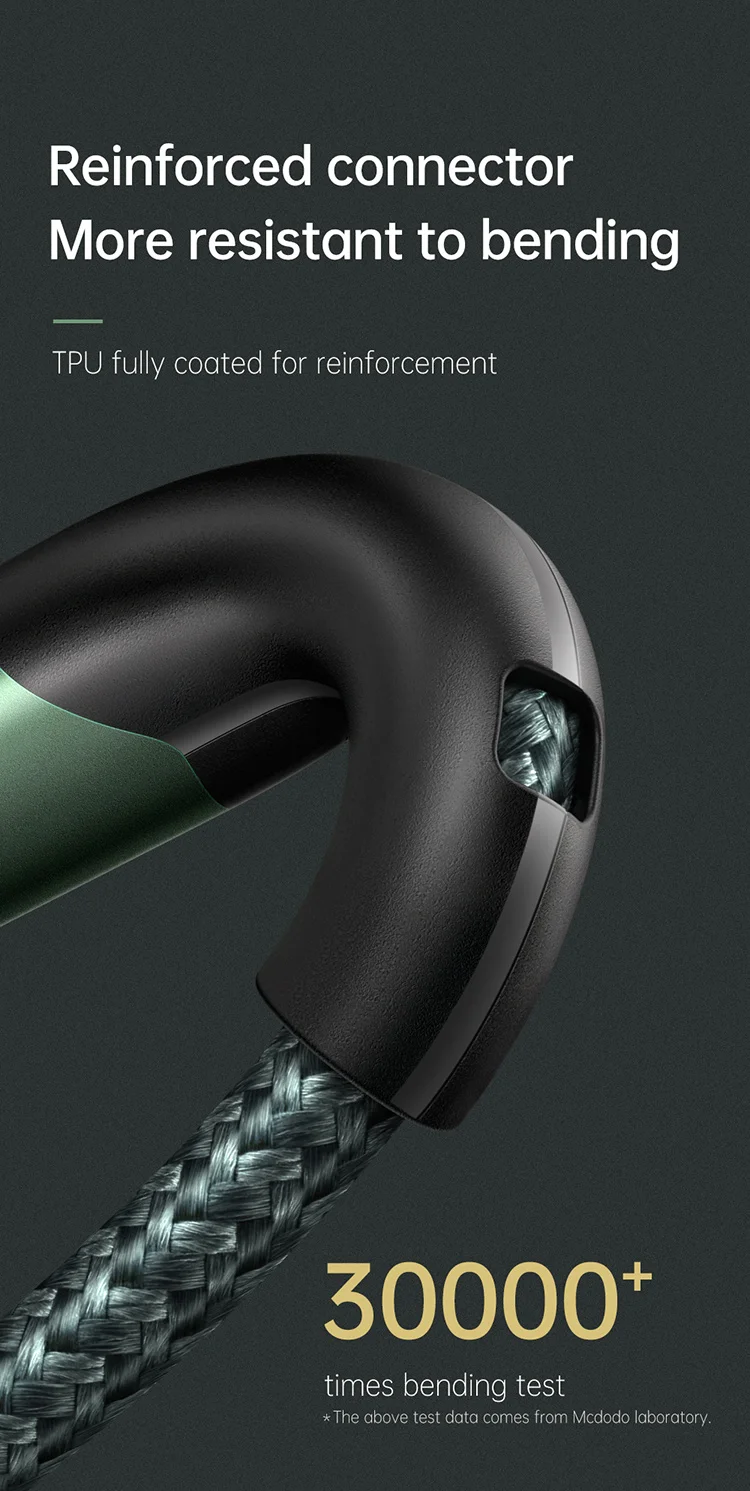 MCDODO MDD CA-7960 for iPhone 15 Series 1m Type-C Cable Fast Charge Phone Charger Data Cord for Xiaomi Samsung Huawei - Orange 5