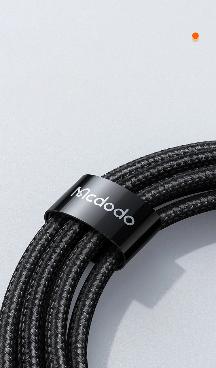 MCDODO MDD CA-1080 for iPhone 15 Series 1.2m Digital Display 6A Type-C Charge Data Cable Cord - Black 10