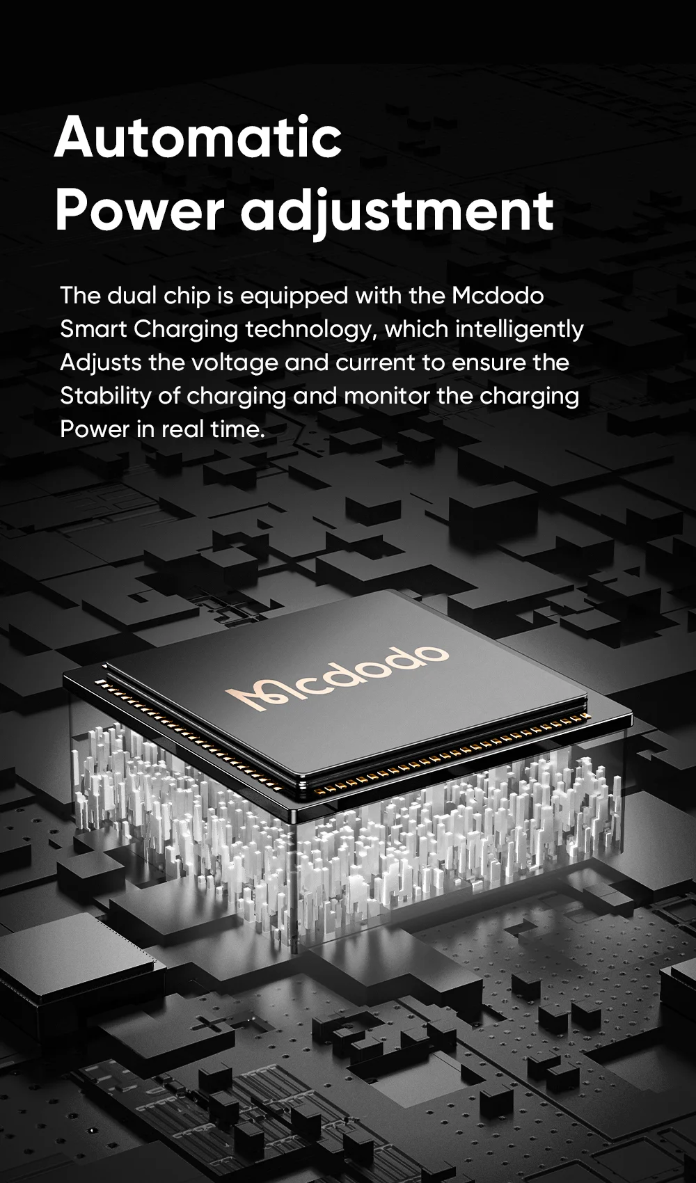 MCDODO MDD CA-1100 1.2m Type C Charging Cable LED Display 100W Fast Charging Cord 480Mbps Data Transmission Cable - Black 7