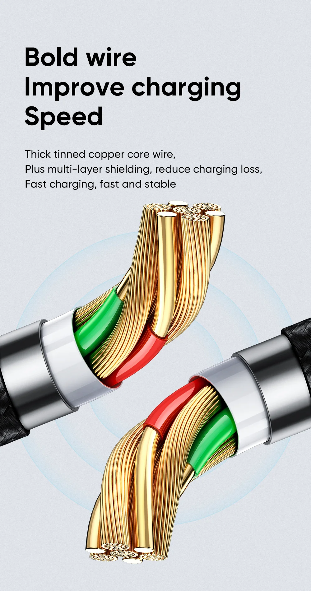 MCDODO MDD CA-1100 1.2m Type C Charging Cable LED Display 100W Fast Charging Cord 480Mbps Data Transmission Cable - Black 8