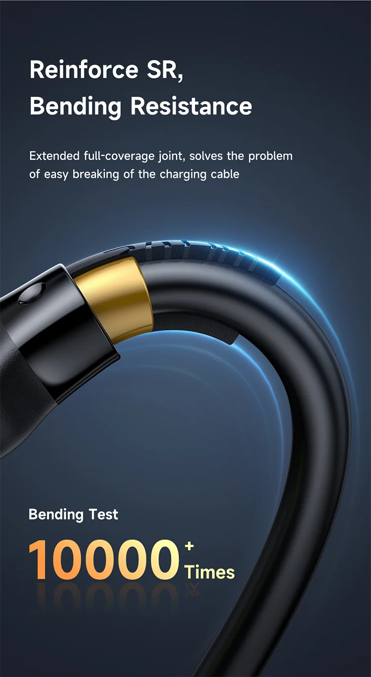 MCDODO CA-3311 MDD for iPhone 15 Series 2m Type-C to Type-C Cord PD 240W 5A Fast Charging Data Transmission Cable - Black 9