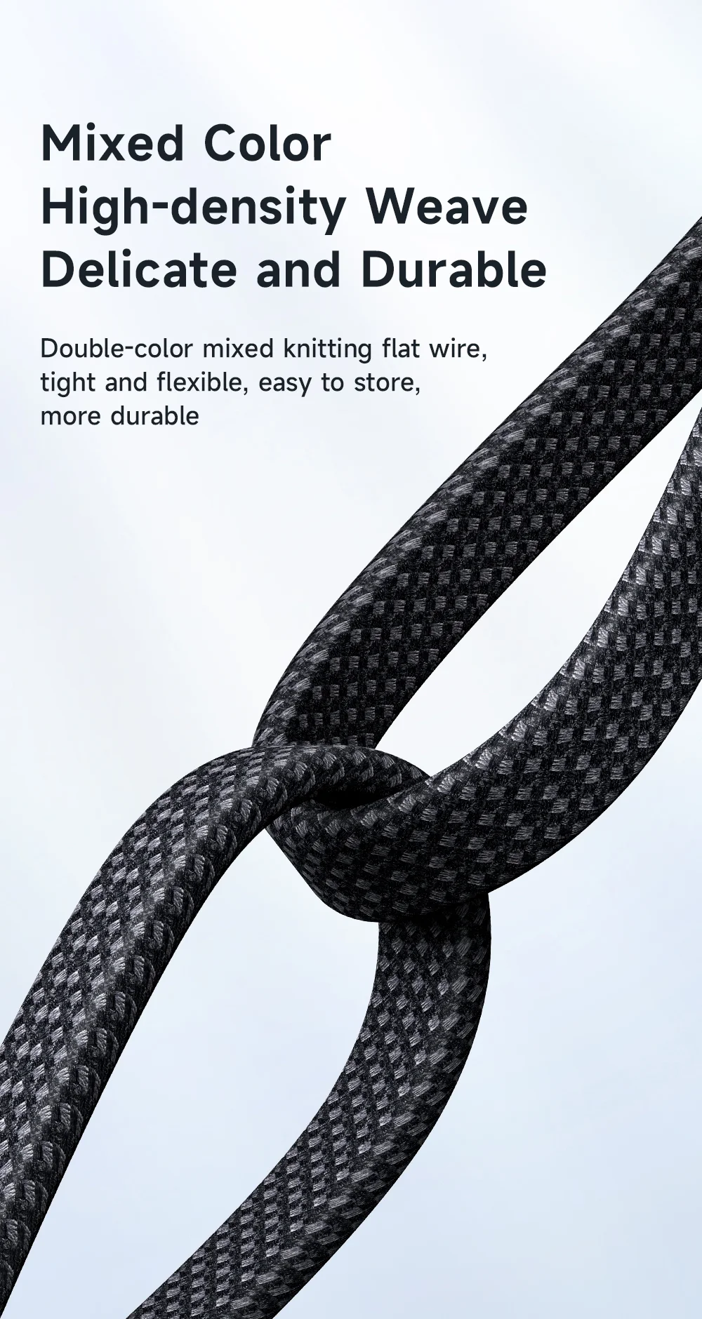 MCDODO CA-3341 MDD for iPhone 15 Series 1.8m Braided Data Cable Type-C 6A 100W Elbow Angled Charging Cord - Black 11