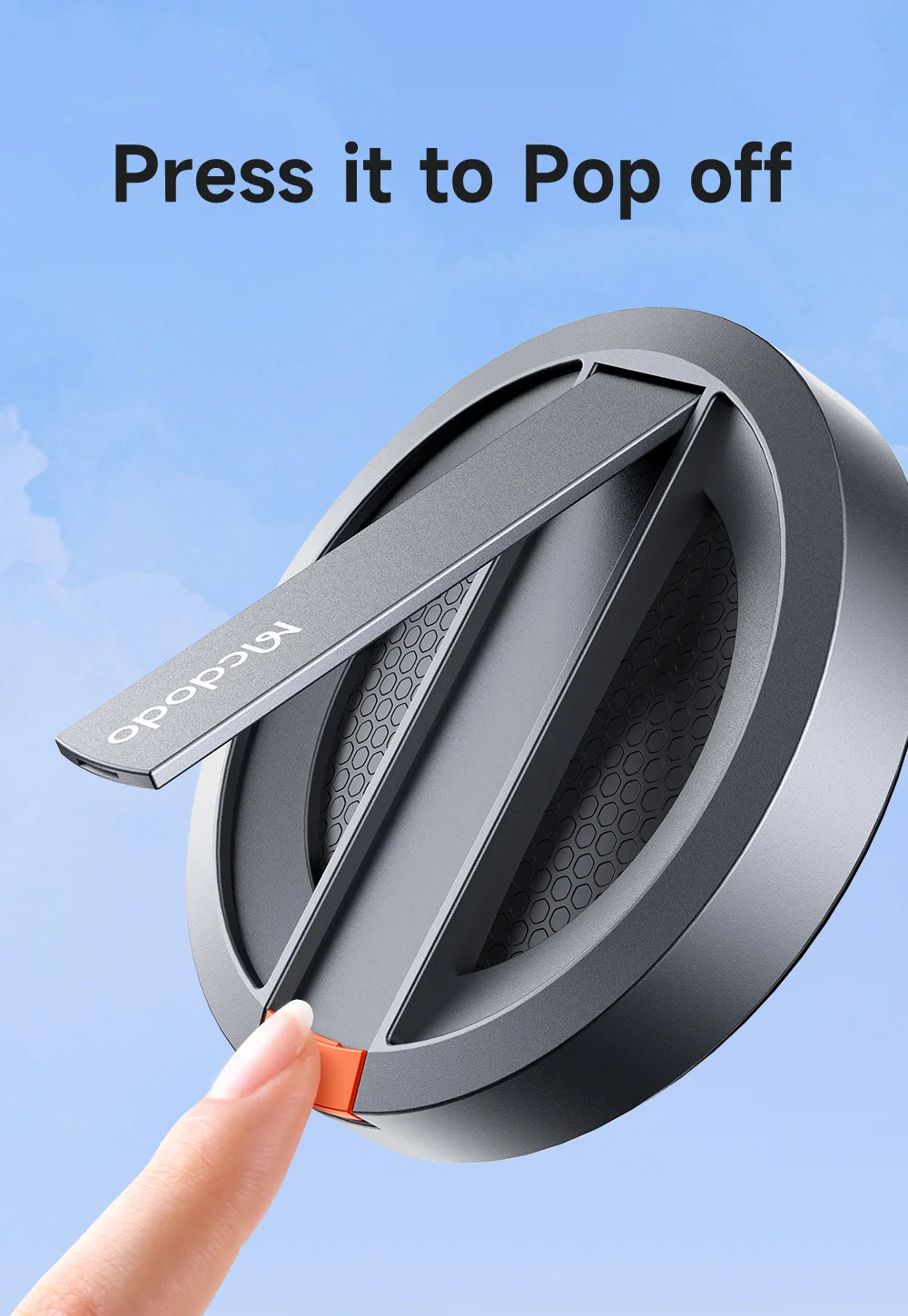 MCDODO CH-550 15W Magnetic Phone Wireless Charger with Foldable Stand 6