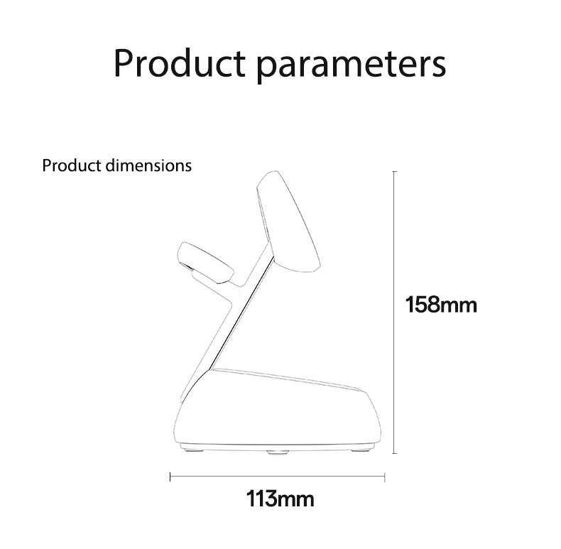 YESIDO DS31 3 in 1 Wireless Charging Station Phone Watch Earphone Magnetic Wireless Charger with Night Light 11