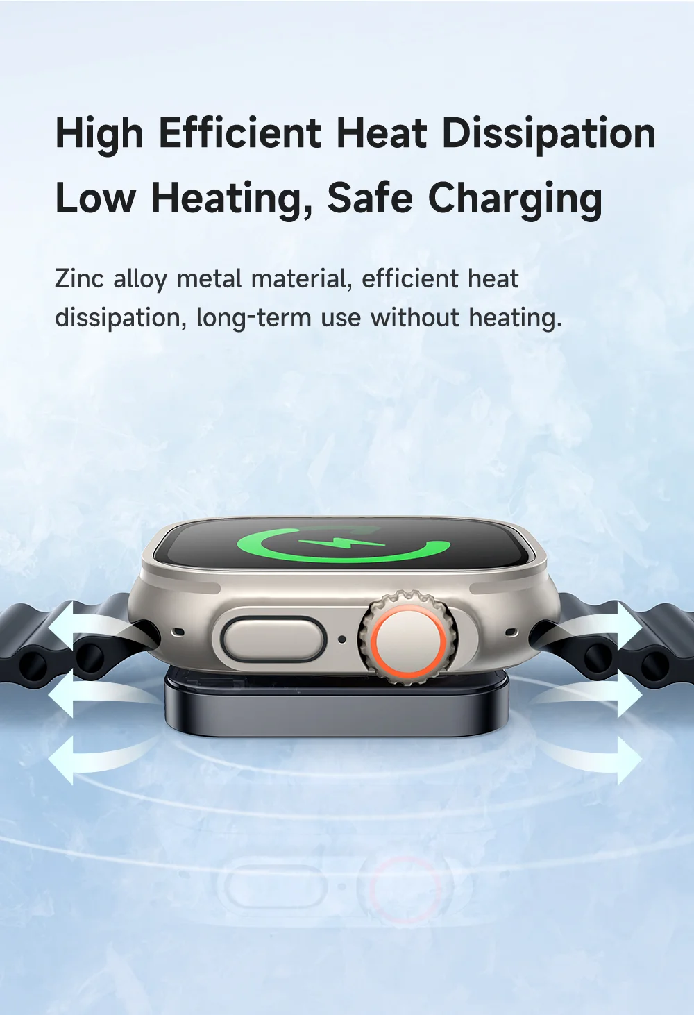 MCDODO CH-2061 MDD Pro Magnetic Watch Charger for Apple Watch Series , Magnetic Adsorption Charging Dock 11