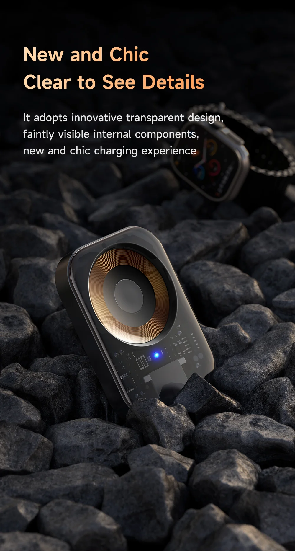 MCDODO CH-2061 MDD Pro Magnetic Watch Charger for Apple Watch Series , Magnetic Adsorption Charging Dock 4