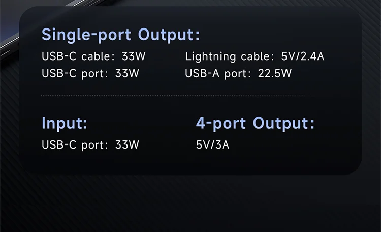 MCDODO MC-0231 Youth Series 33W 10000mAh Digital Display Power Bank Built-In Type-C + 8Pin Cable Phone Charger - Black 14