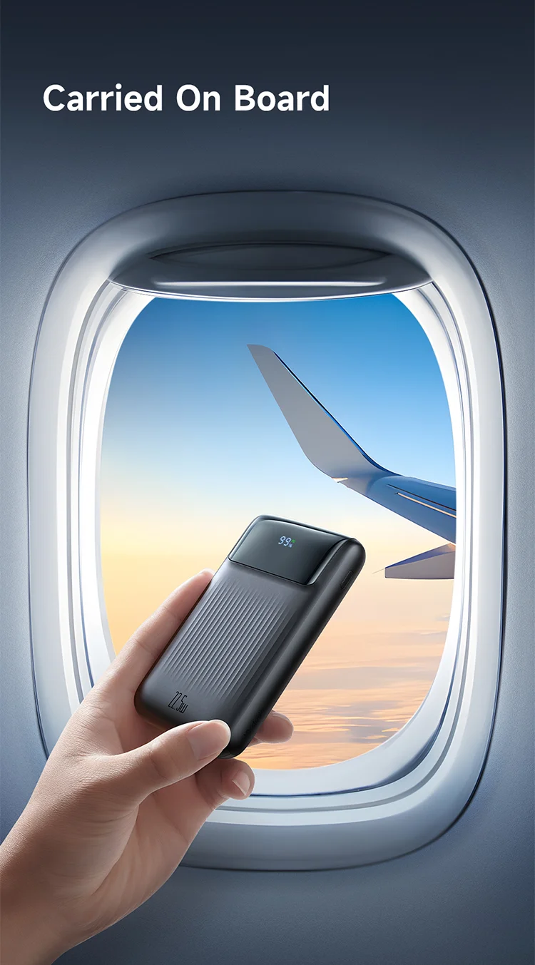 MCDODO MC-0241 Youth Series 22.5W 10000mAh Digital Display Power Bank Built-In Type-C + 8Pin Cable Phone Charger - Black 17