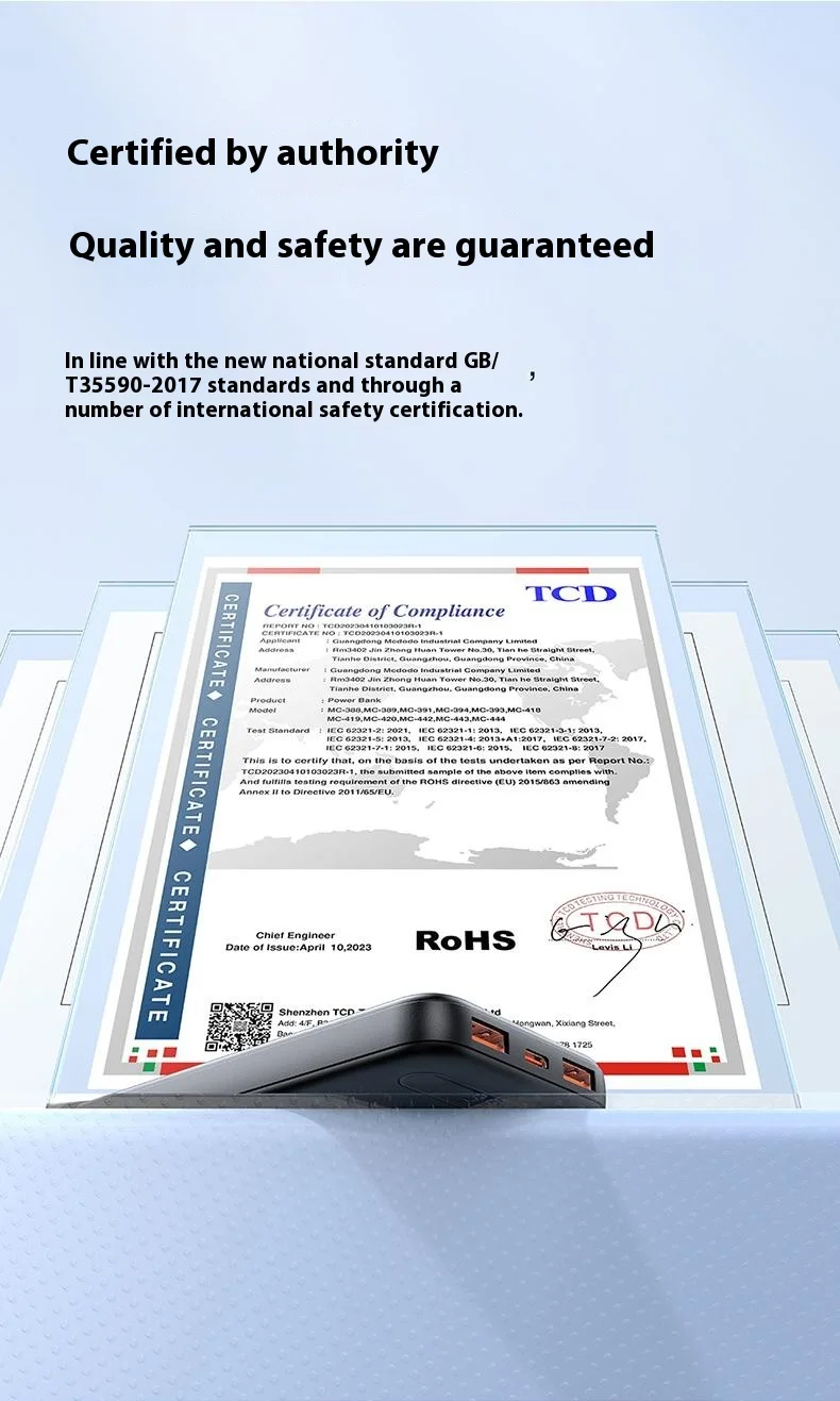 MCDODO MC-4420 10000mAh Mini Power Bank Digital Display External Charger - White 11