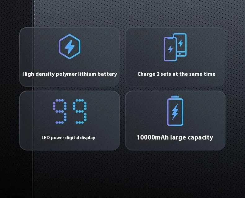 MCDODO MC-4420 10000mAh Mini Power Bank Digital Display External Charger - White 2