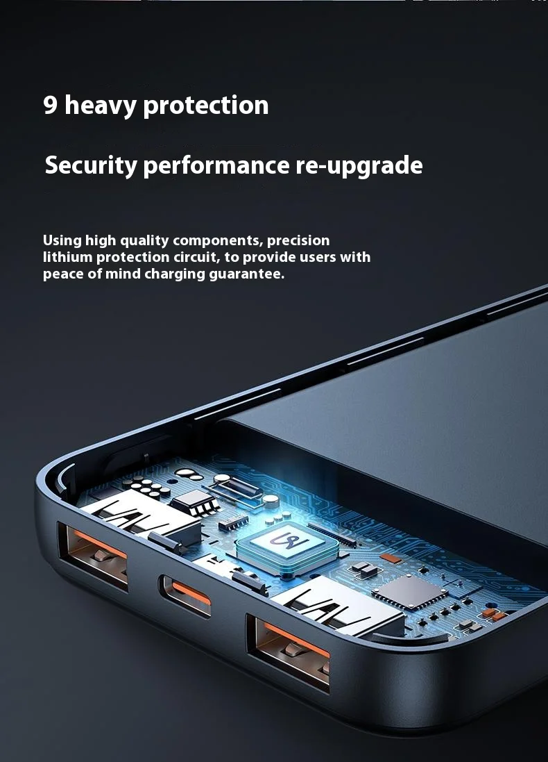 MCDODO MC-4420 10000mAh Mini Power Bank Digital Display External Charger - White 8