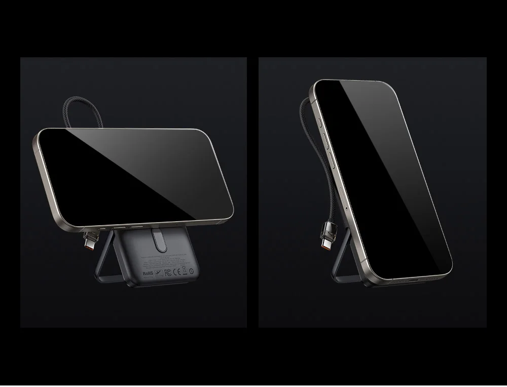 MCDODO MC-6320 MDD Freekit Series USB-C Cable 10000mAh Power Bank for Apple Watch AirPods Phone Magnetic Wireless Charging Stand 6