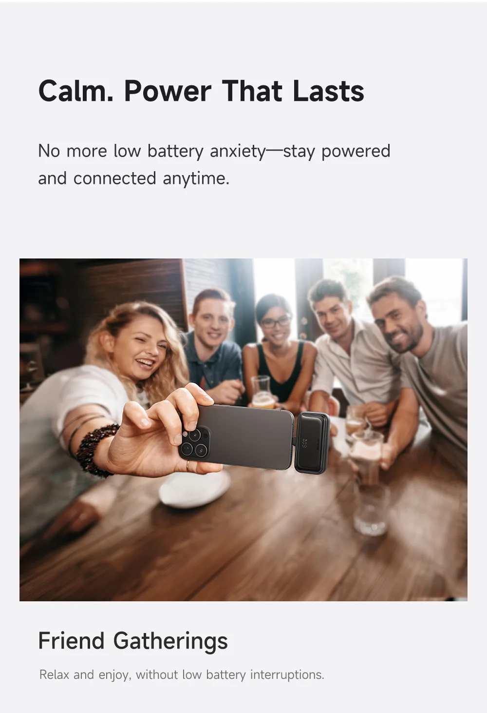 MCDODO MC-7760 MDD Freekit Series Power Bank with USB-C Plug Digital Display 5000mAh 20W Portable Phone Charger 5