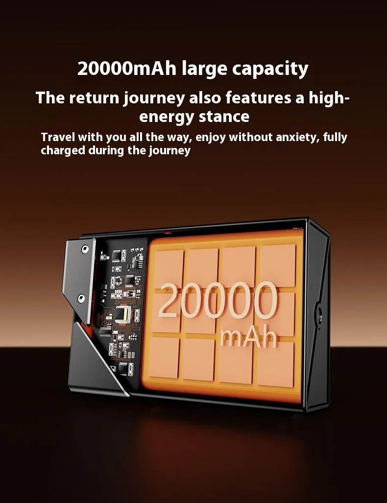 YESIDO YP76 20000mAh Power Bank 65W Fast Charging Portable Charger with Lanyard for Smartphone  /  Laptop 8