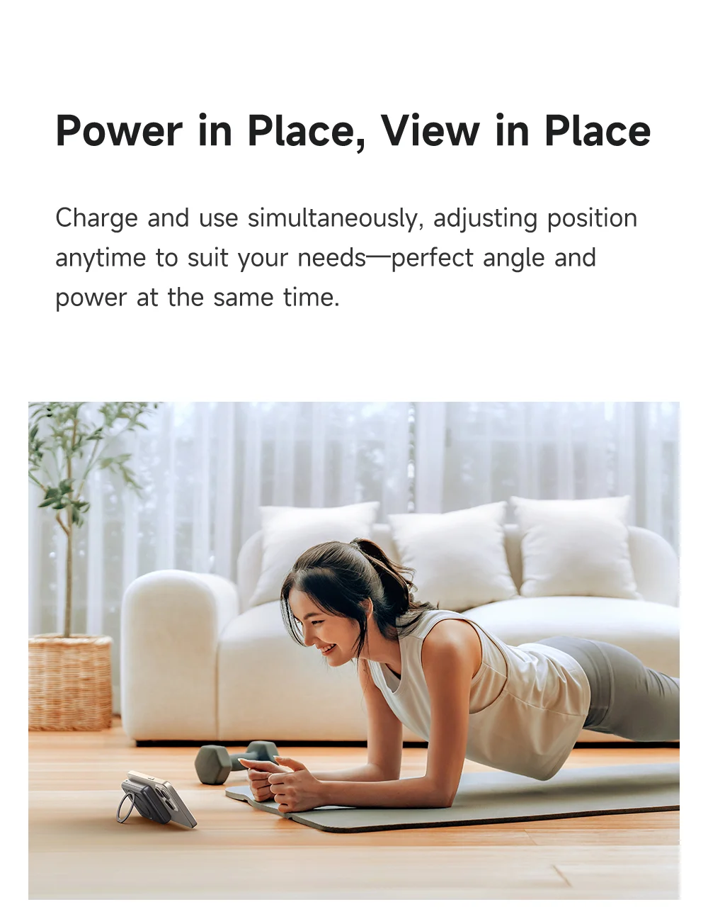 MCDODO MC-837 10000mAh 20W Metal Ultra Thin Magnetic Power Bank Wireless Charging Phone Charger 6