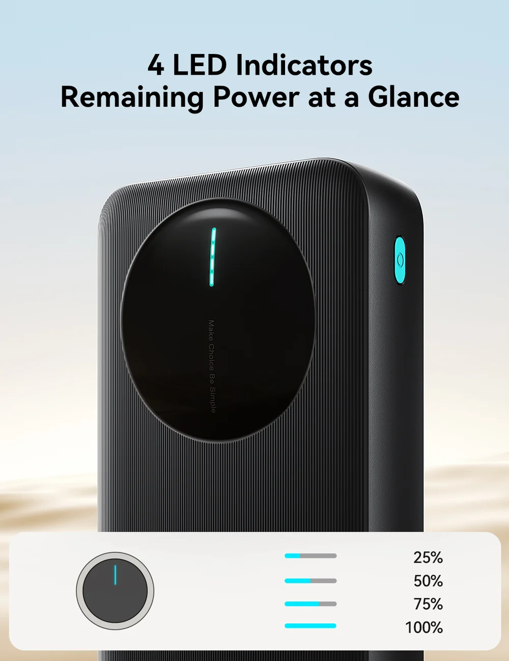 JOYROOM JR-PBF14 Pro 20000mAh Power Bank 22.5W Super Fast Charging Portable Charger with 3 Output Ports - Black 7