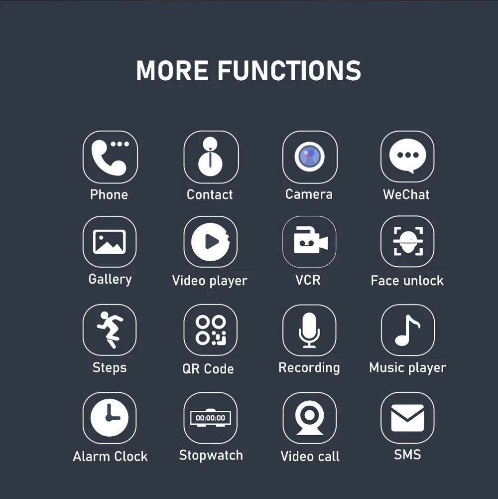 Montre Intelligente Android 8.1 pour Enfants 1Go + 8Go GPS Tracker Caméra 2MP Montre de Sport Supportant WhatsApp - Saphir 2